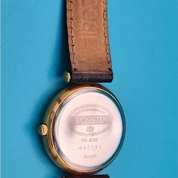 1994 RARE ART DECO FOSSIL WATCH HE-3386 (000712)